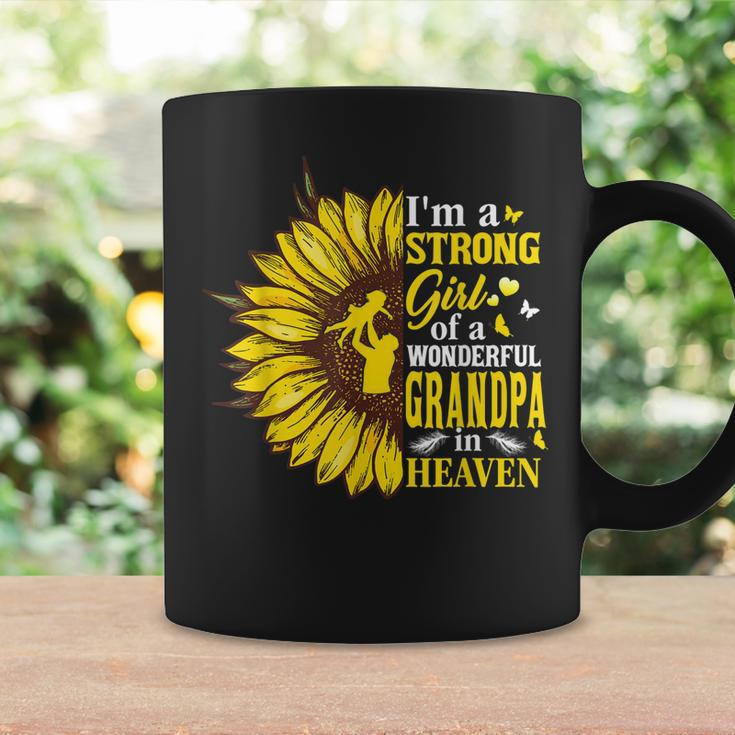 Im A Strong Girl Of A Wonderful Grandpa In Heaven Miss Him Coffee Mug Gifts ideas