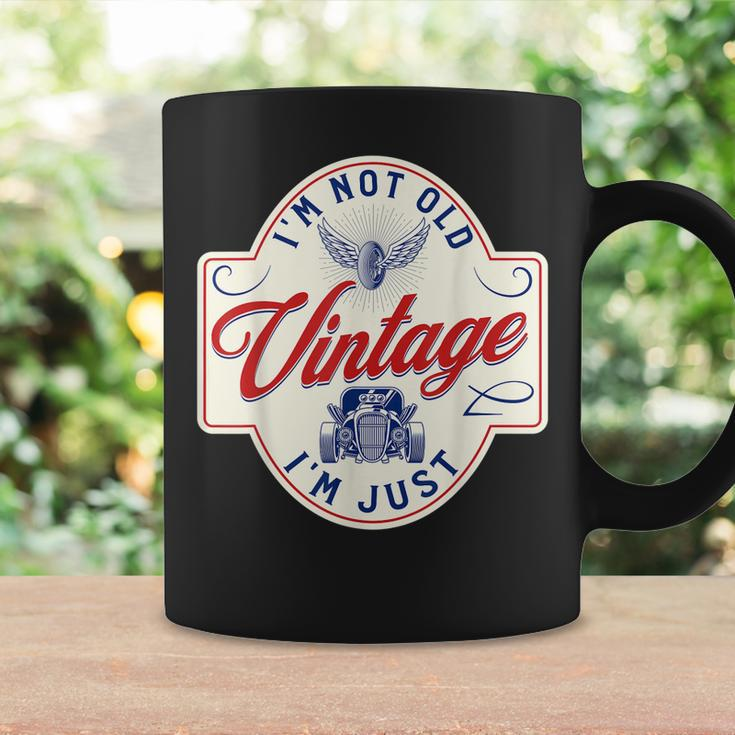Im Not Old Im Just Vintage Funny Dad Classic Car Coffee Mug Gifts ideas
