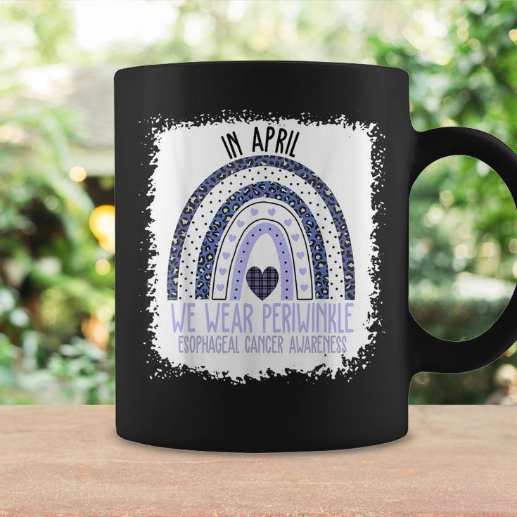 In April We Wear Periwinkle Esophageal Cancer Awareness Coffee Mug Gifts ideas