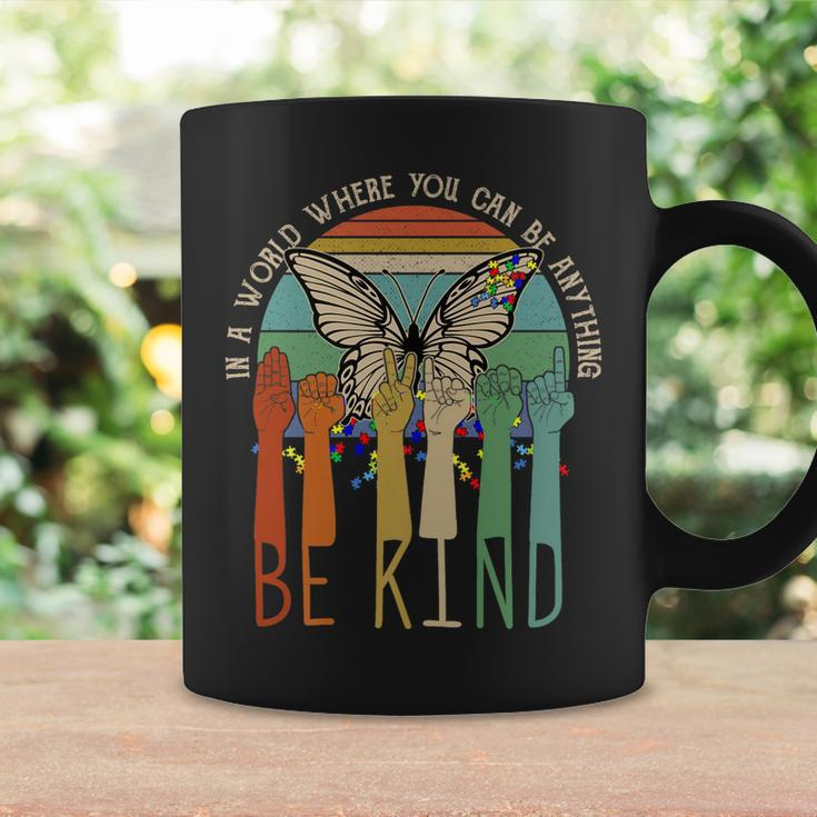 In The World Where You Can Be Anything Be Kind Sign Language Coffee Mug Gifts ideas