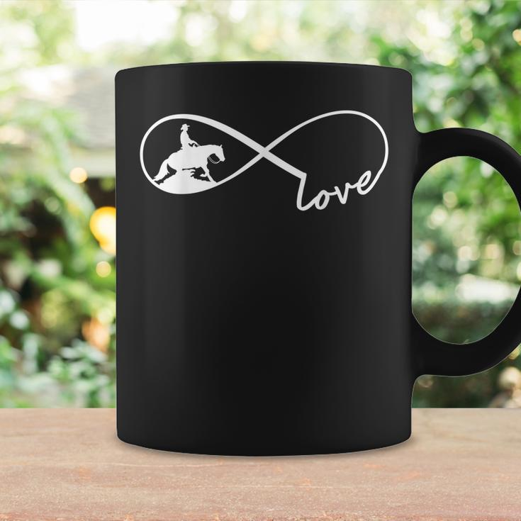 Infinity Love For Reining Funny Equestrians Horse Coffee Mug Gifts ideas