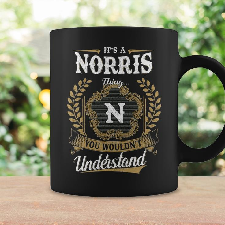 Its A Norris Thing You Wouldnt Understand Personalized Last Name Norris Family Crest Coat Of Arm Coffee Mug Gifts ideas