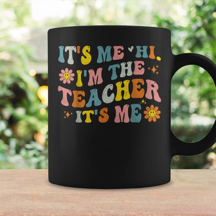 Its Me Hi Im The Teacher Its Me Vintage Groovy Teacher Coffee Mug Gifts ideas