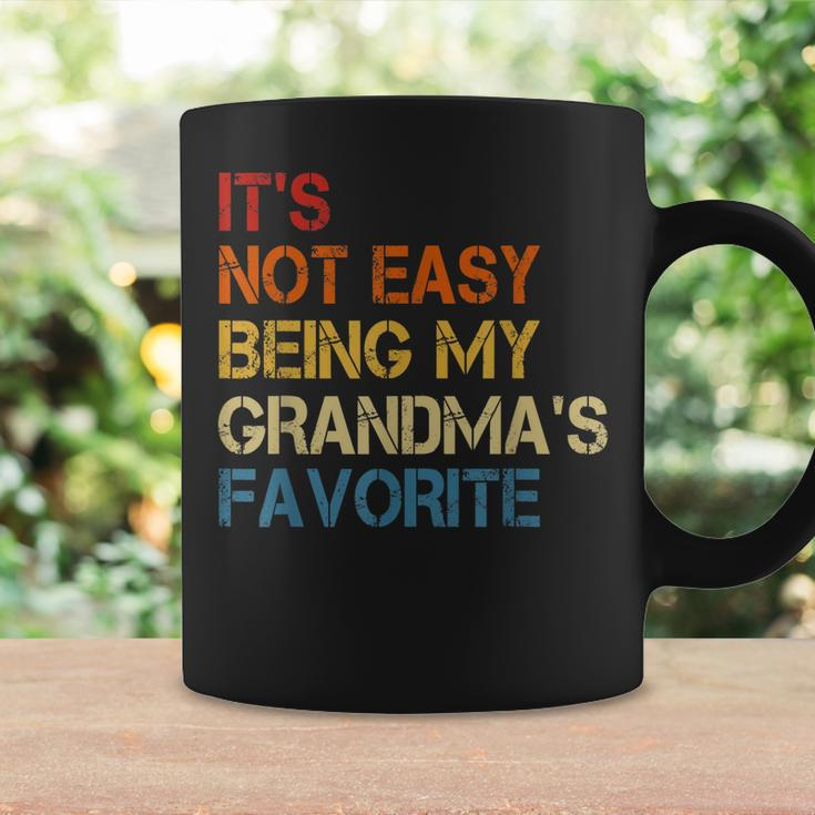 Its Not Easy Being My Grandmas Favorite Funny Grandkids Coffee Mug Gifts ideas