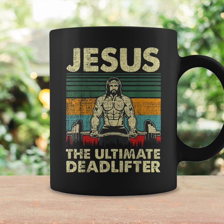 Jesus The Ultimate Deadlifter Funny Christian Workout Jesus Coffee Mug Gifts ideas