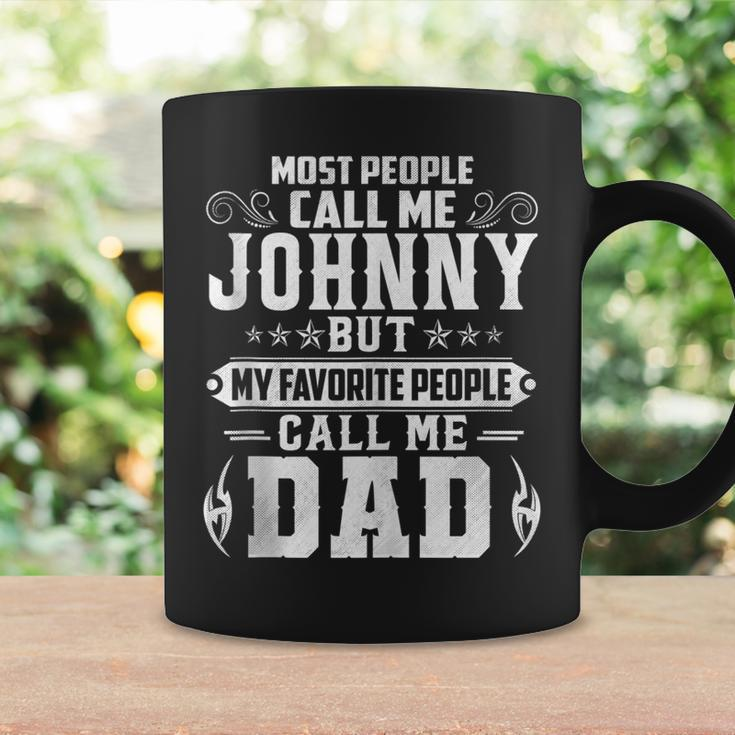 Johnny - Name Funny Fathers Day Personalized Men Dad Coffee Mug Gifts ideas