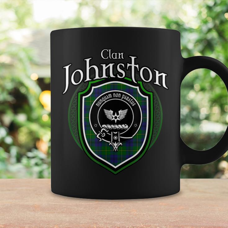 Johnston Clan Crest | Scottish Clan Johnston Family Badge Coffee Mug Gifts ideas
