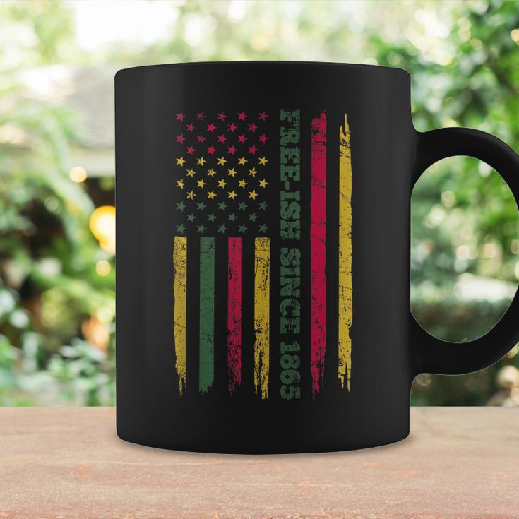 Juneteenth American Flag Free-Ish Since 1865 Black Pride Coffee Mug Gifts ideas