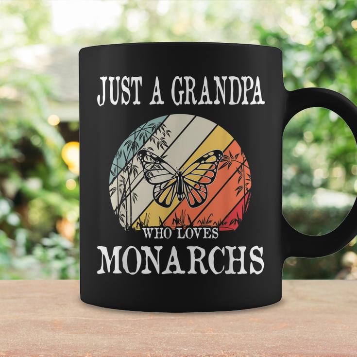 Just A Grandpa Who Loves Monarchs Gift Coffee Mug Gifts ideas