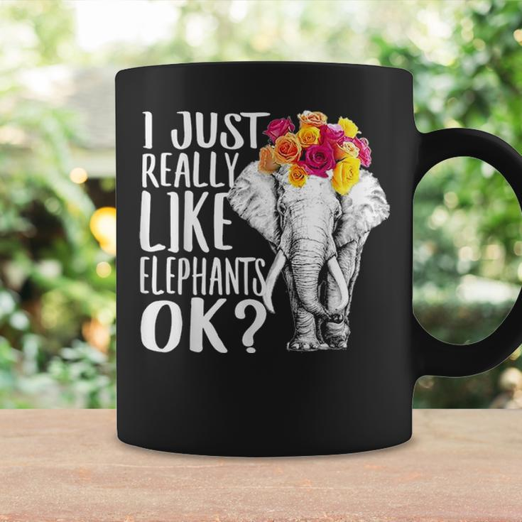 Just Really Like Elephants Love R Dad Mom Boy Girl Funny Coffee Mug Gifts ideas