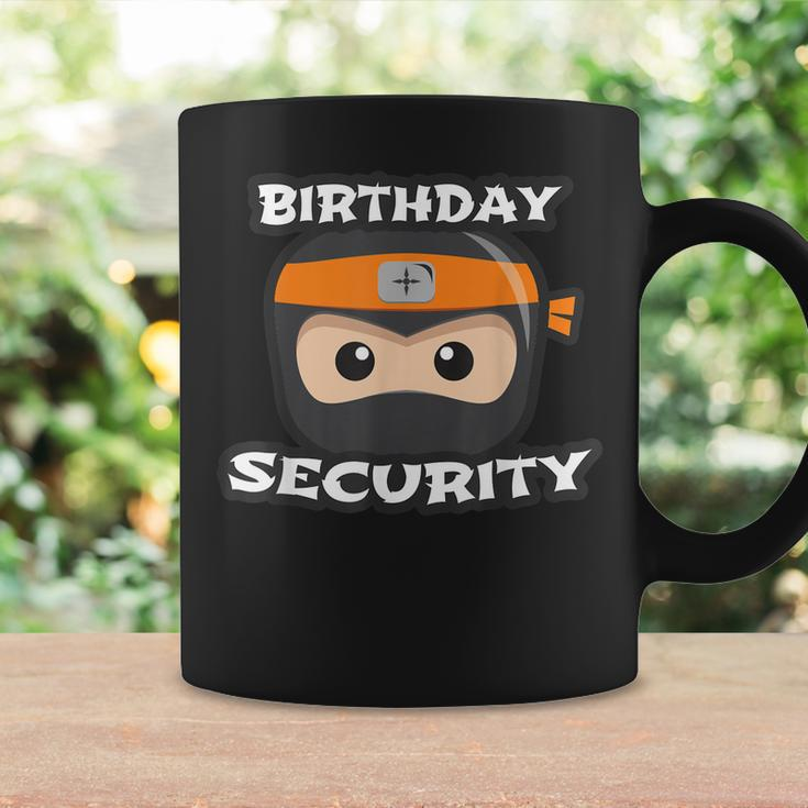 Kids Birthday Security Ninja Squad Mom Dad Siblings Clan Coffee Mug Gifts ideas