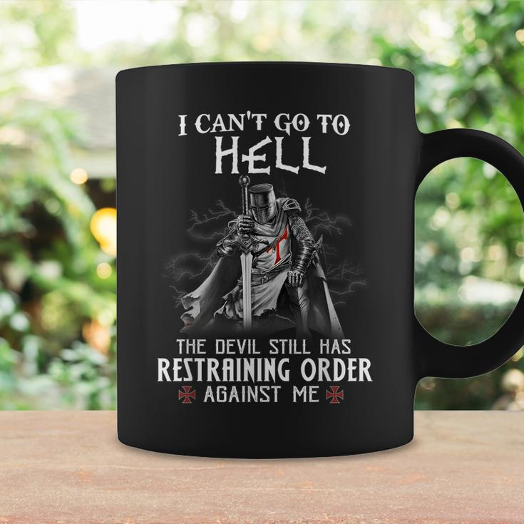 Knight Templar Warrior Of Christ I Can’T Go To Hell Coffee Mug Gifts ideas