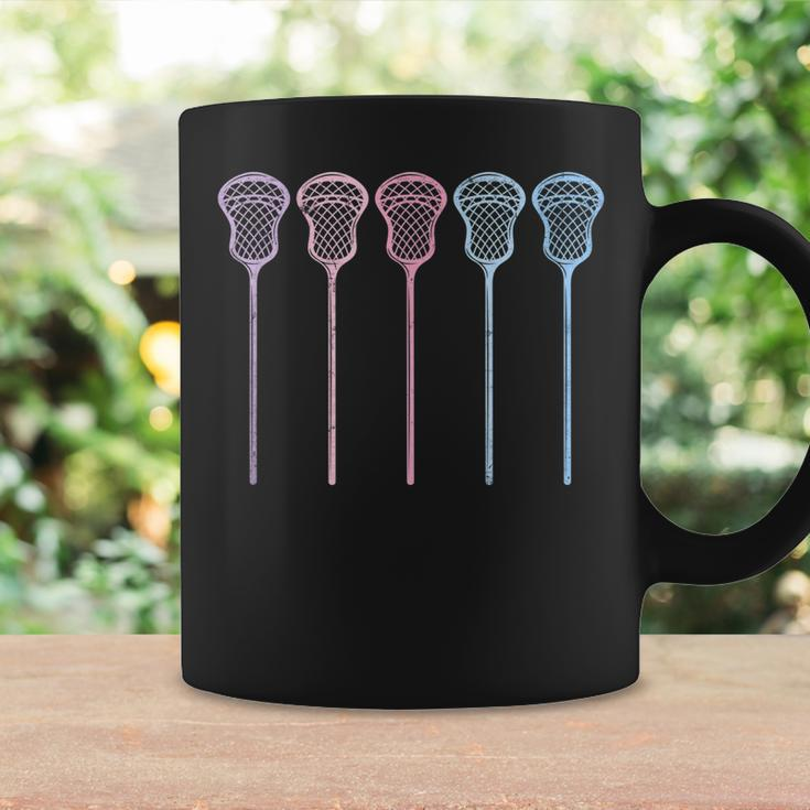 Lacrosse Lacrosse Sticks Woman Girls Retro Coffee Mug Gifts ideas