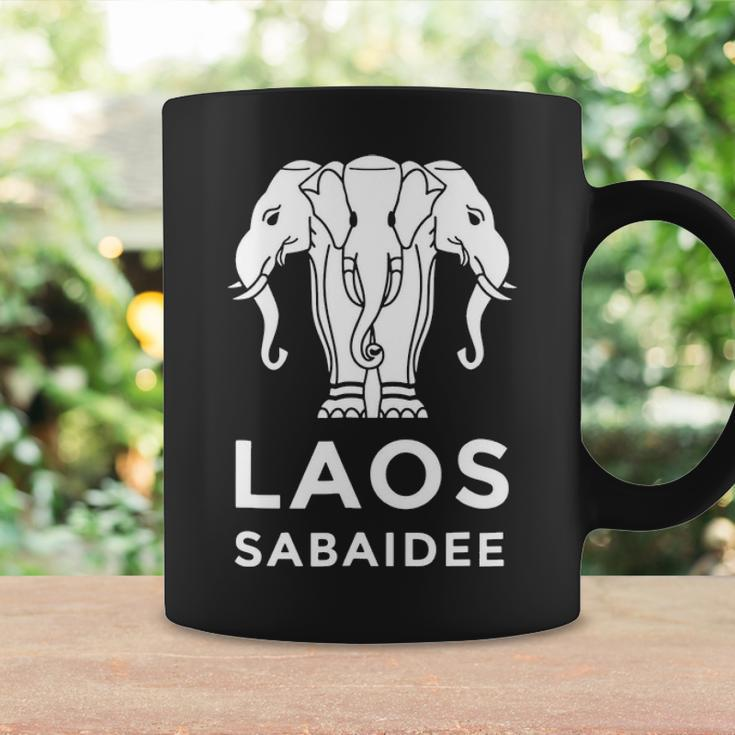Laos Erawan 3 Headed Elephant Funny Laotian Gift Coffee Mug Gifts ideas