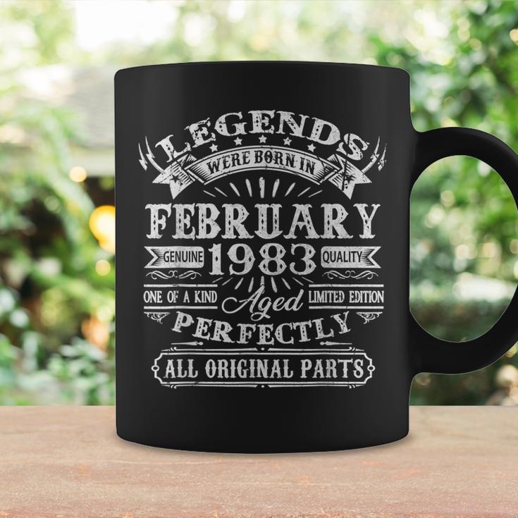 Legenden Februar 1983 40. Geburtstag Herren Tassen, Retro Design Geschenkideen