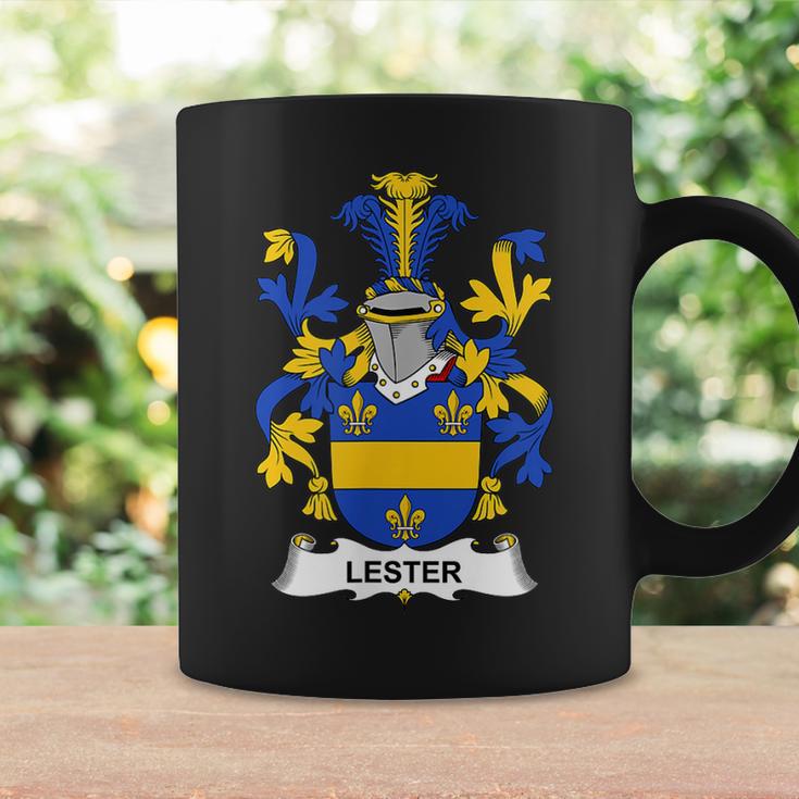 Lester Crest Sticker Lester Coat Of Arms Family Crest Coffee Mug - Seseable