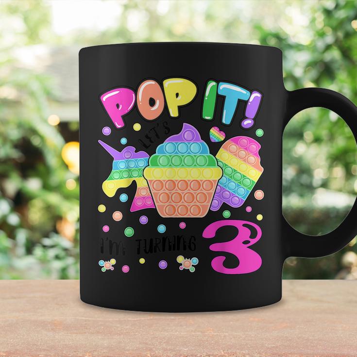 Lets Pop It Im Turning 3 Colorful 3Rd Birthday Girl