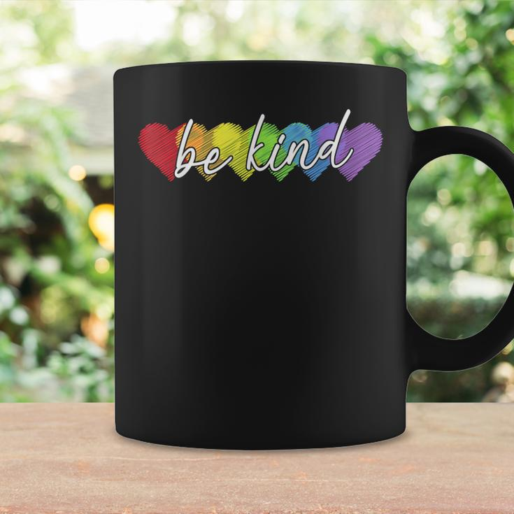 Lgbt Be Kind Gay Pride Lgbt Ally Rainbow Flag Retro Vintage Coffee Mug Gifts ideas