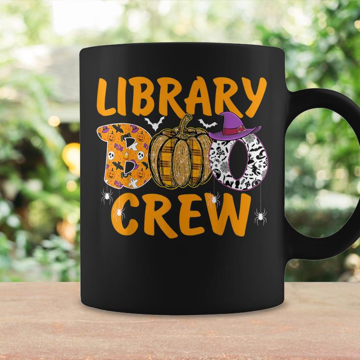 Library Boo Crew School Librarian Halloween Library Book V8 Coffee Mug Gifts ideas