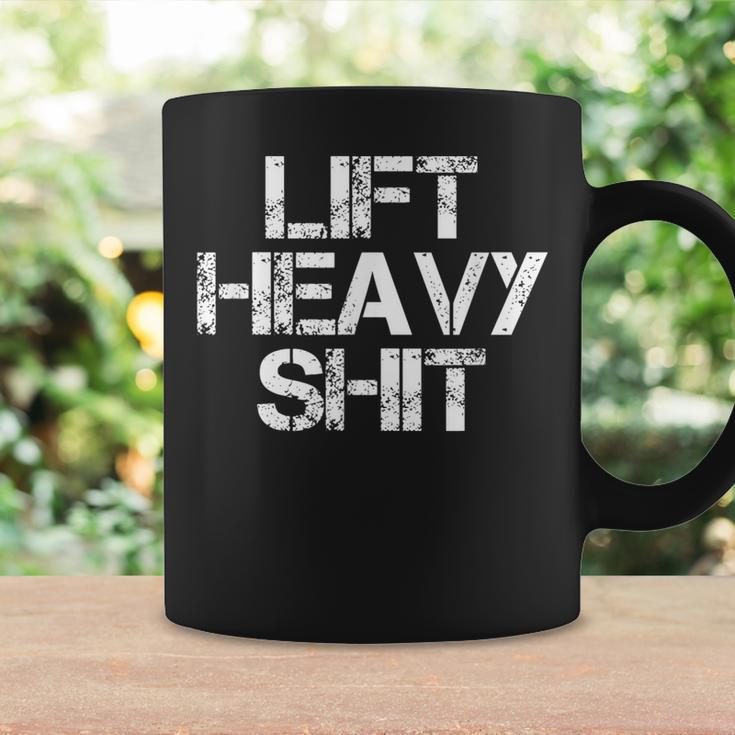 Lift Heavy Shit Workout Fitnessstudio Bankdrücken Tassen Geschenkideen