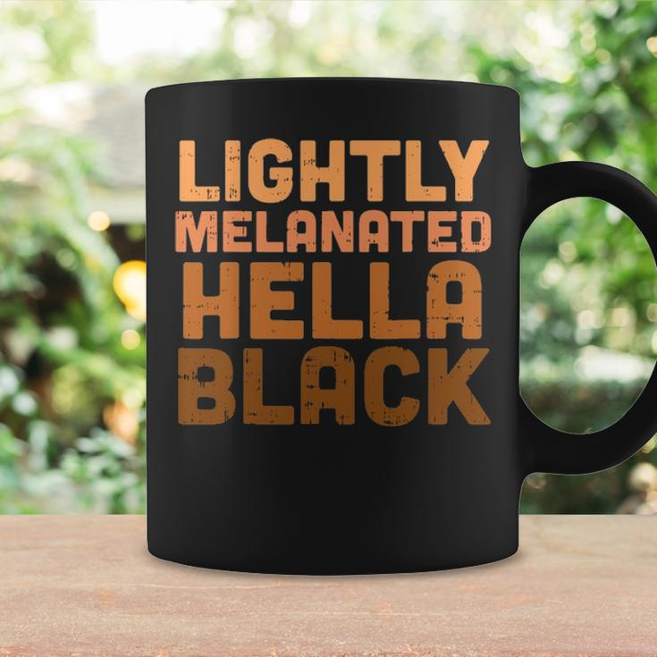 Lightly Melanated Hella Black Melanin African Pride V2 Coffee Mug Gifts ideas
