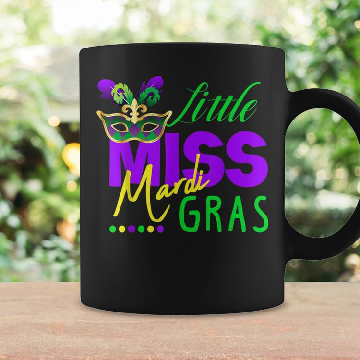 Little Miss Mardi Gras Jester Hat Mardi Beads New Orleans Coffee Mug Gifts ideas