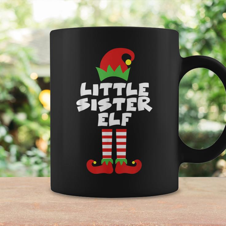 Little Sister Elf Matching Family Christmas Adorable Costume Coffee Mug Gifts ideas