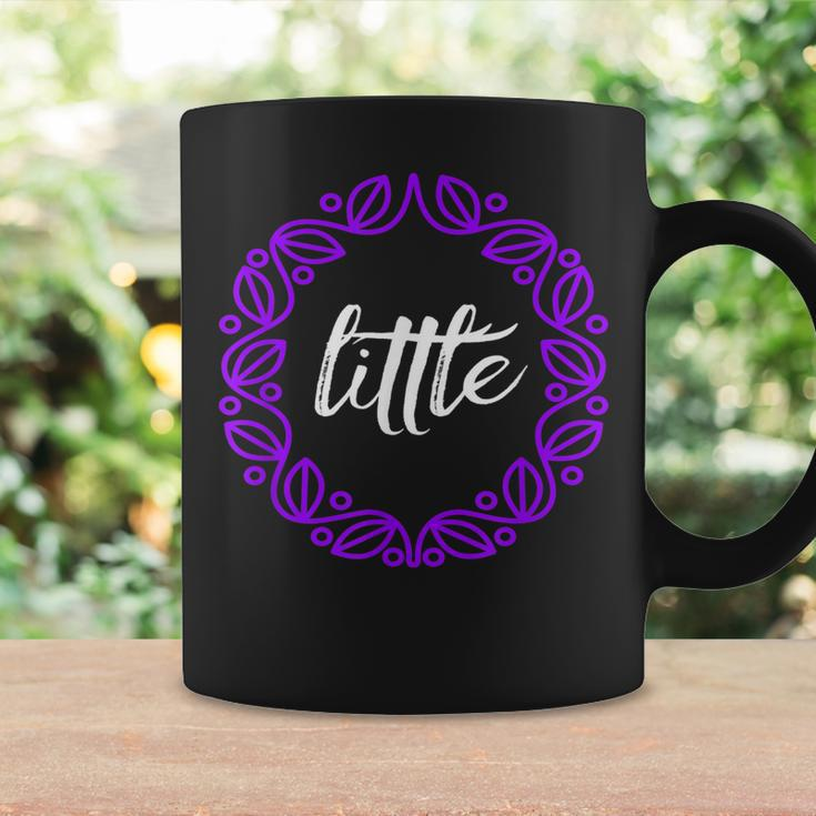 Little Sorority Sister Purple And White Coffee Mug Gifts ideas