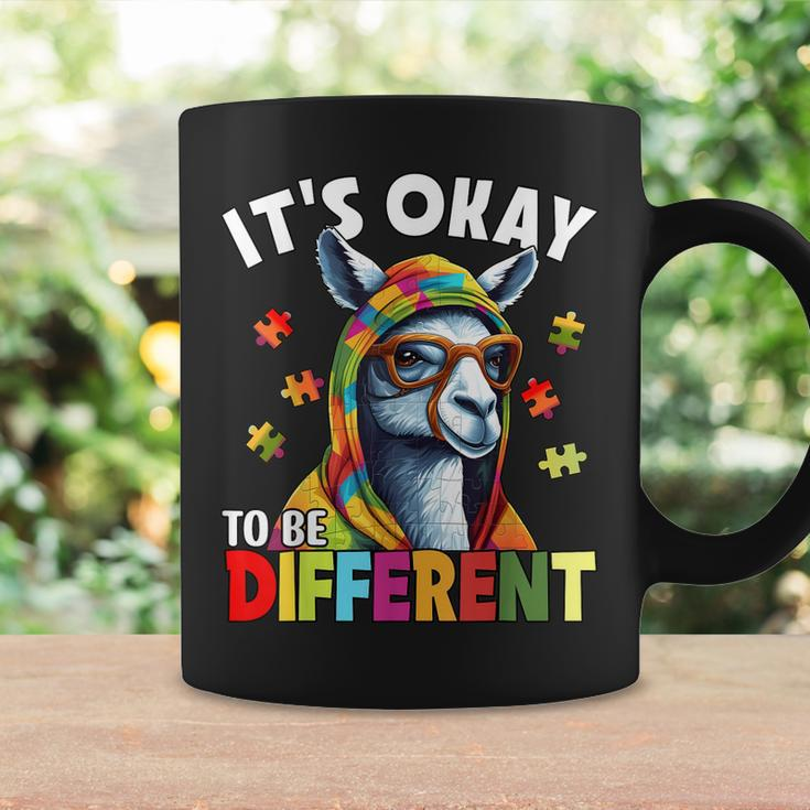 Llama Autism Kids Boys Girls Its Ok To Be Different Puzzle Coffee Mug Gifts ideas