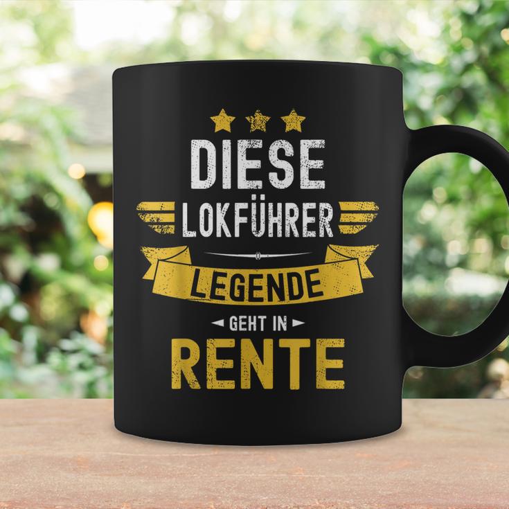 Lokführer Rentner Tassen - Eisenbahn Legende in Rente Geschenkideen