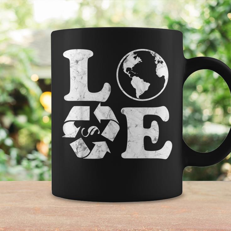 Love Earth Day 90S Vintage Recycling Earth Day Coffee Mug Gifts ideas