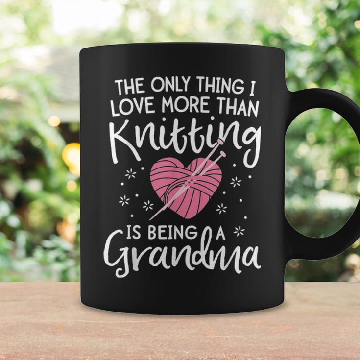 Love Knitting For Women Grandma Mother Yarn Knit Coffee Mug Gifts ideas