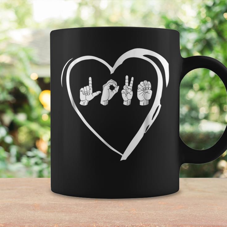 Love Sign Language Heart Asl Valentines Day Gift Coffee Mug Gifts ideas