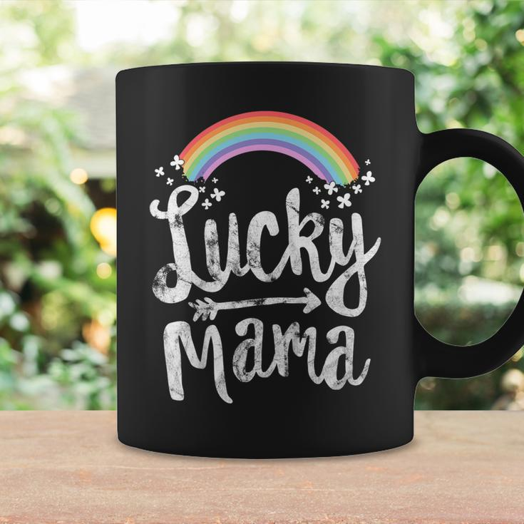 Lucky Mama Family St Patricks Day Mom Mothers Day Coffee Mug Gifts ideas