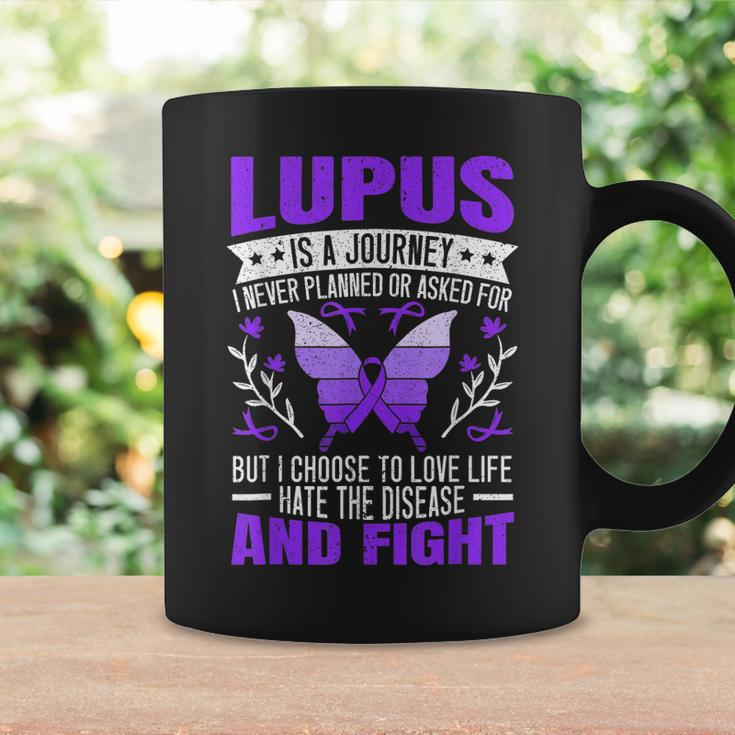Lupus Awareness Butterfly Wear Purple Sle Autoimmune Disease Coffee Mug Gifts ideas