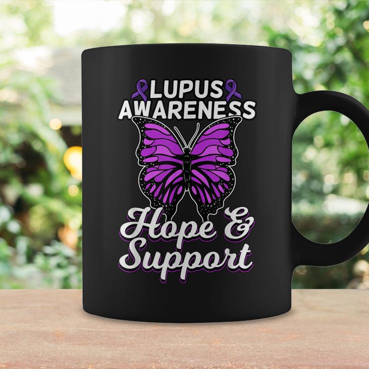 Lupus Awareness Shirt Butterfly Ribbon World Lupus Day Gift Coffee Mug Gifts ideas