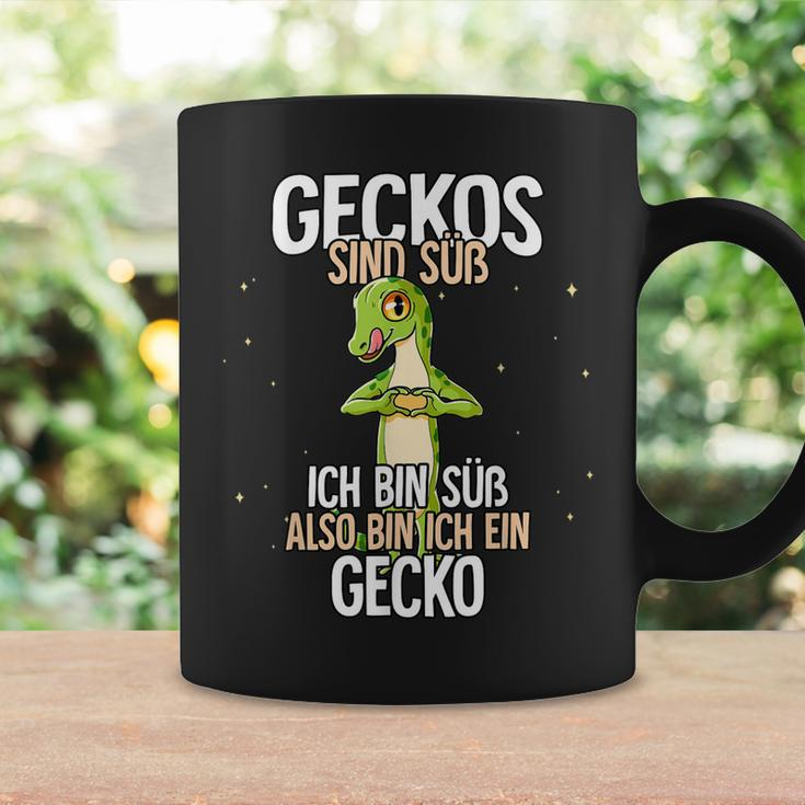 Lustiges Gecko Tassen mit Geckos sind süß Spruch, Niedliche Tierliebhaber Tee Geschenkideen