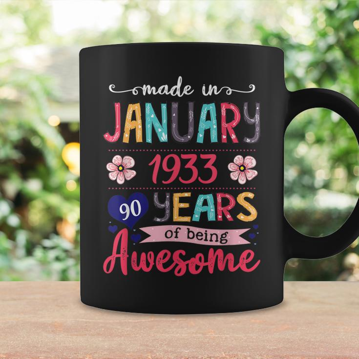 Made In January 1933 90Th Birthday January Girl Coffee Mug Gifts ideas