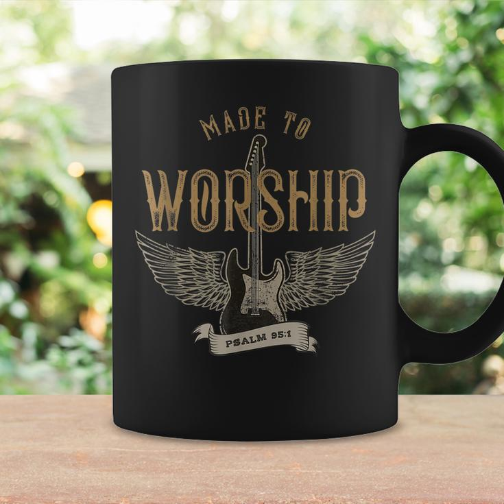 Made To Worship Psalm 95 1 Christian Worship Bible Verse Coffee Mug Gifts ideas