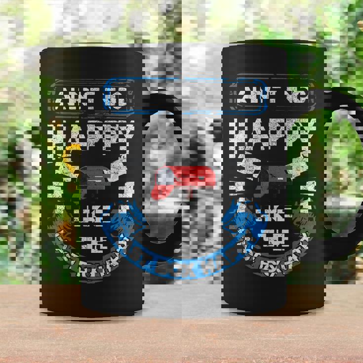 Mail Carrier Mailman Aint No Happy Like The Last Box Happy Coffee Mug Gifts ideas