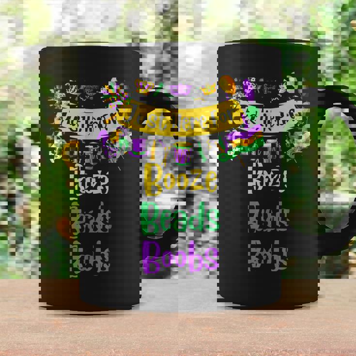 Mardi Gras For Men Women Im Just Here For Booze Beads Boobs Coffee Mug Gifts ideas