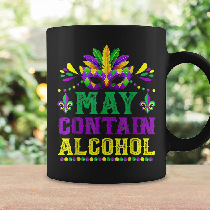 Mask May Contains Alcohol Mardi Gras Funny Outfits Coffee Mug Gifts ideas