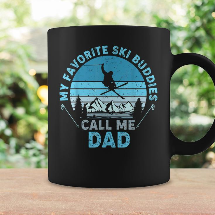 Mens Bddj Vintage My Favorite Ski Buddies Call Me Dad Fathers Day Coffee Mug Gifts ideas