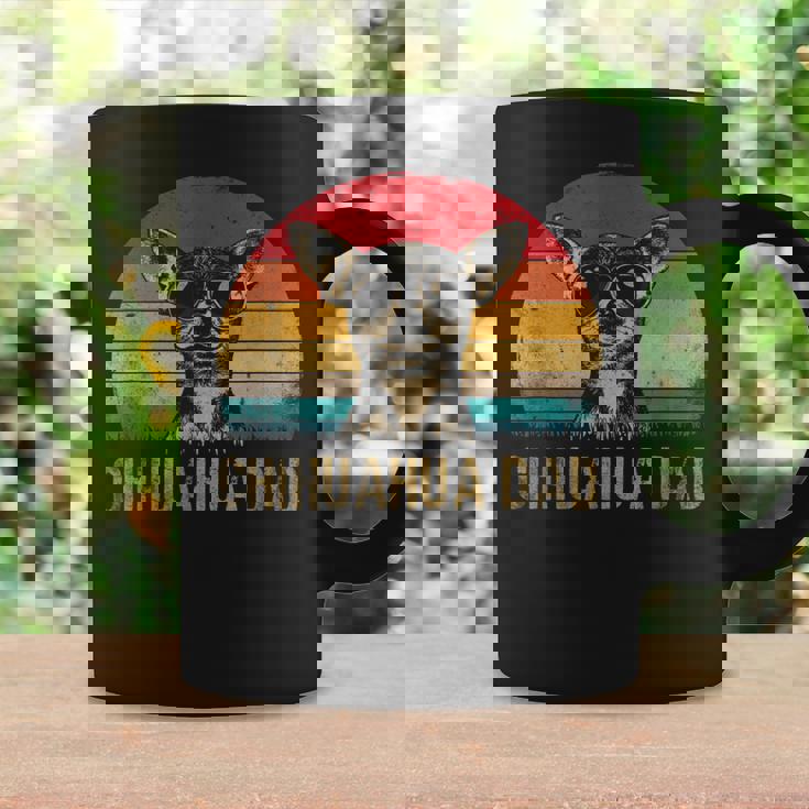 Mens Best Chihuahua Dad Ever Fathers Day Funny Dog Lover Coffee Mug Gifts ideas