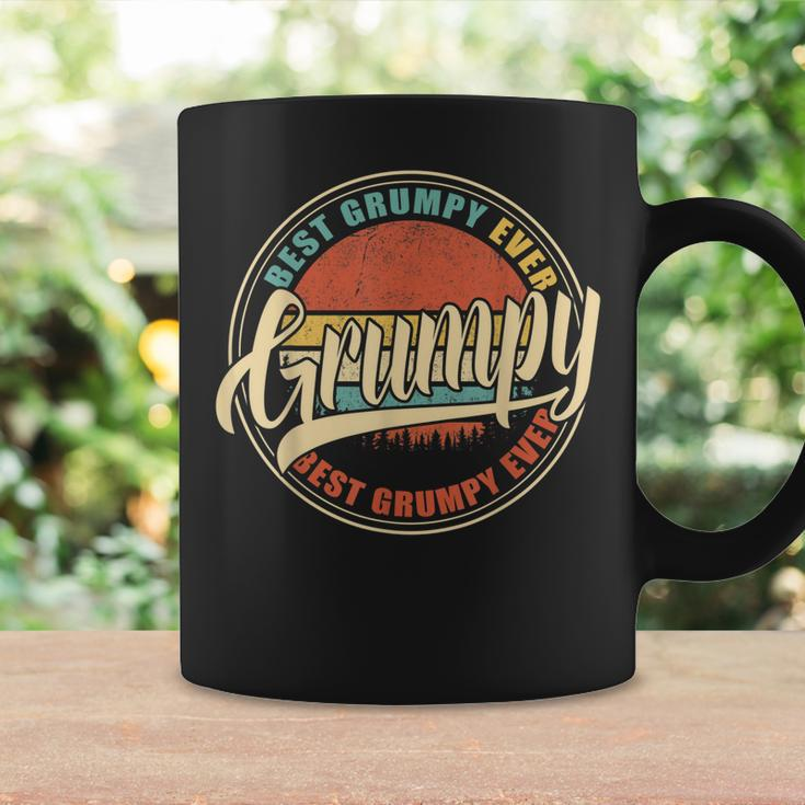 Mens Best Grumpy Ever Vintage Retro Funny Gifts Dad Papa Grandpa V2 Coffee Mug Gifts ideas