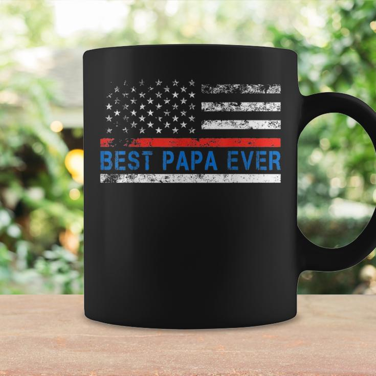 Mens Best Papa Ever American Flag Fathers Day Gift Coffee Mug Gifts ideas