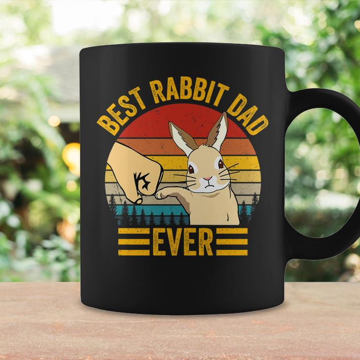 Mens Best Rabbit Dad Ever Vintage Rabbit Lover Best Bunny Dad Eve Coffee Mug Gifts ideas