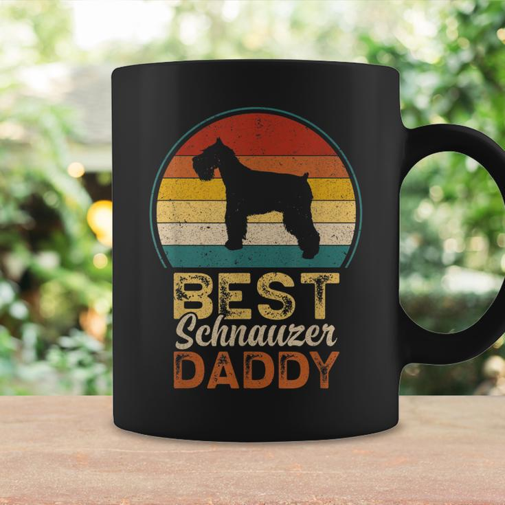 Mens Best Schnauzer Daddy Fathers Day Mini Schnauzer Dad Coffee Mug Gifts ideas