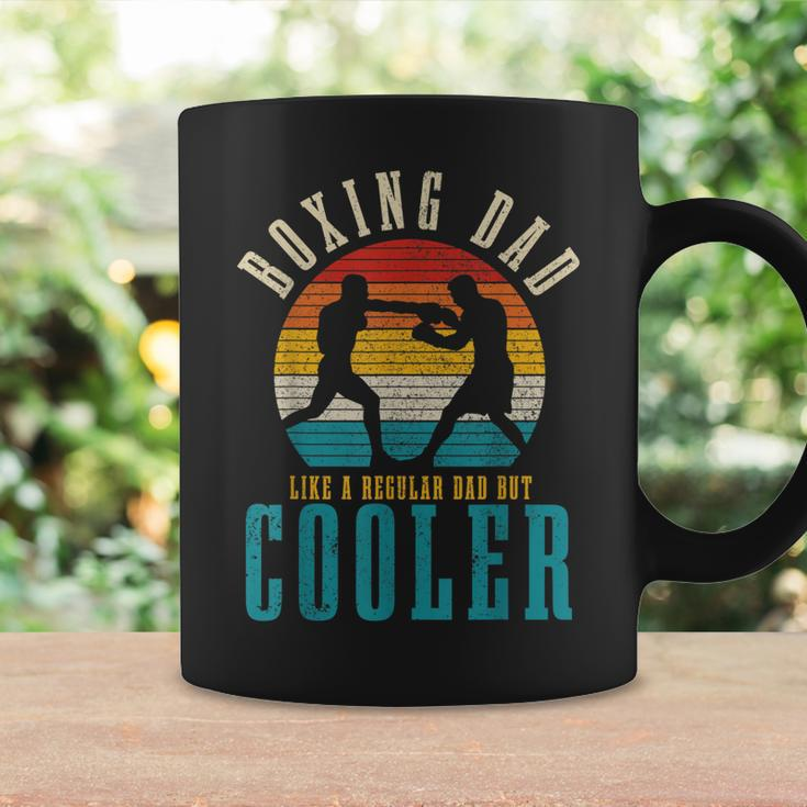 Mens Boxing Dad Like A Regular Dad But Cooler Funny Vintage Boxer Coffee Mug Gifts ideas