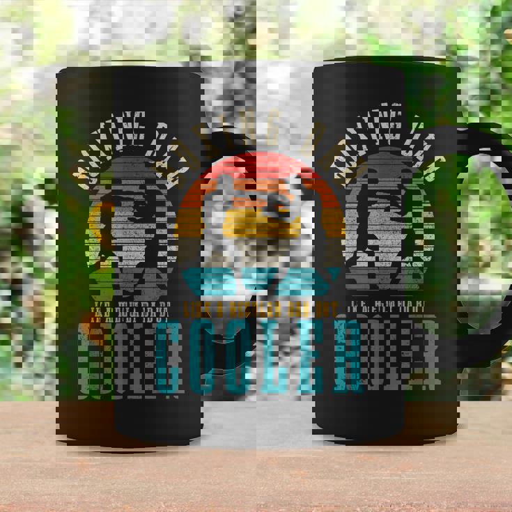 Mens Boxing Dad Like A Regular Dad But Cooler Funny Vintage Boxer Coffee Mug Gifts ideas